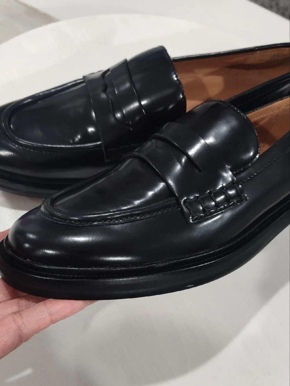 Madewell Vernon Loafer In Classic Black Size 10